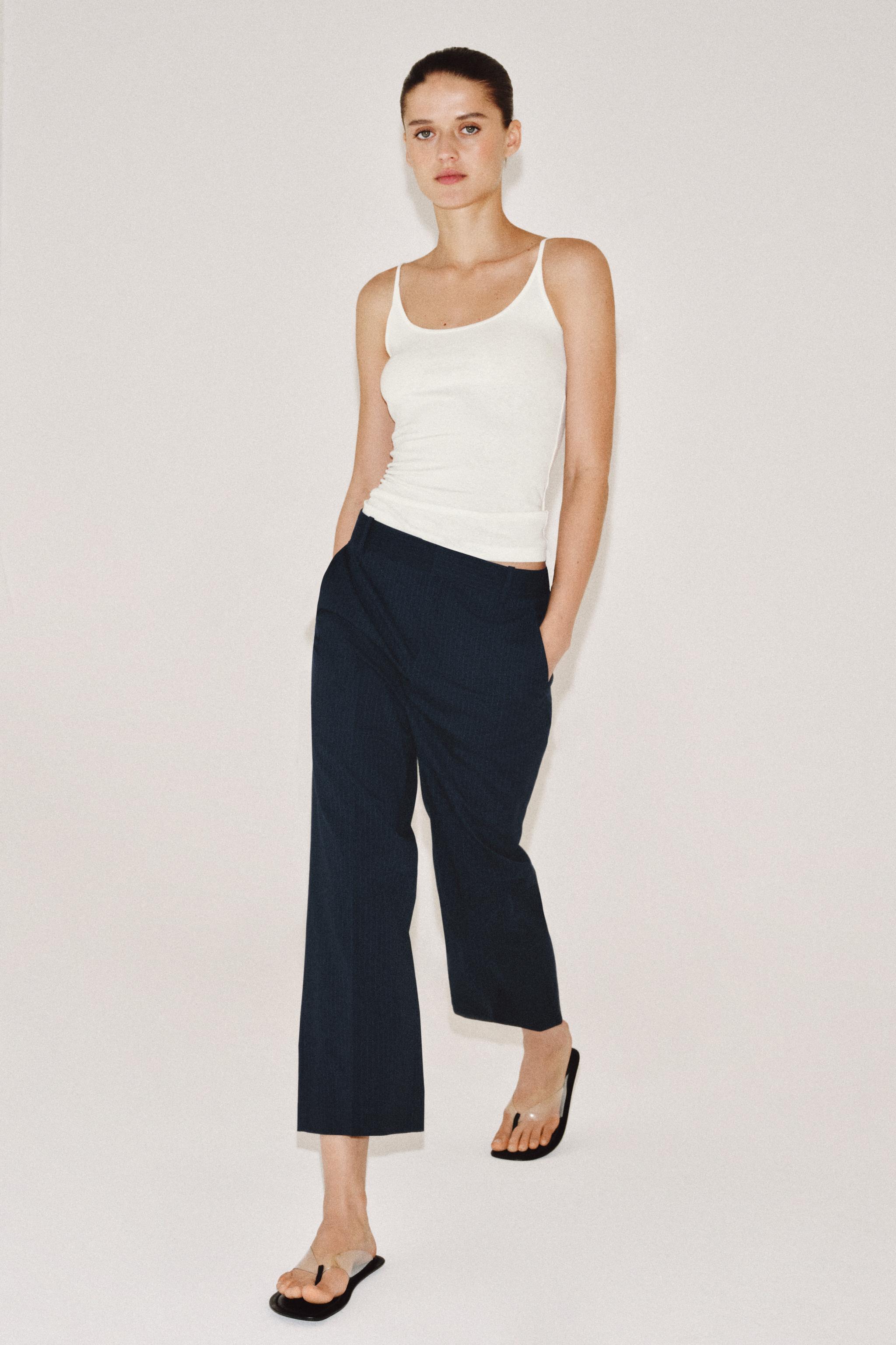 ZW COLLECTION İNCE ÇİZGİLİ PANTOLON - Görsel 6