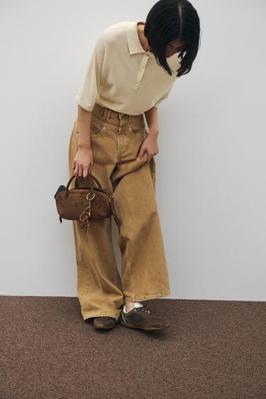 CONTRAST RUNNING TRAINERS - Brown by Zara