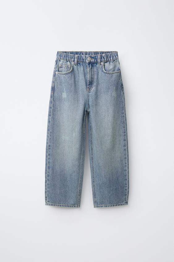 JEANS BARREL - Azul de Zara - Imagen 0