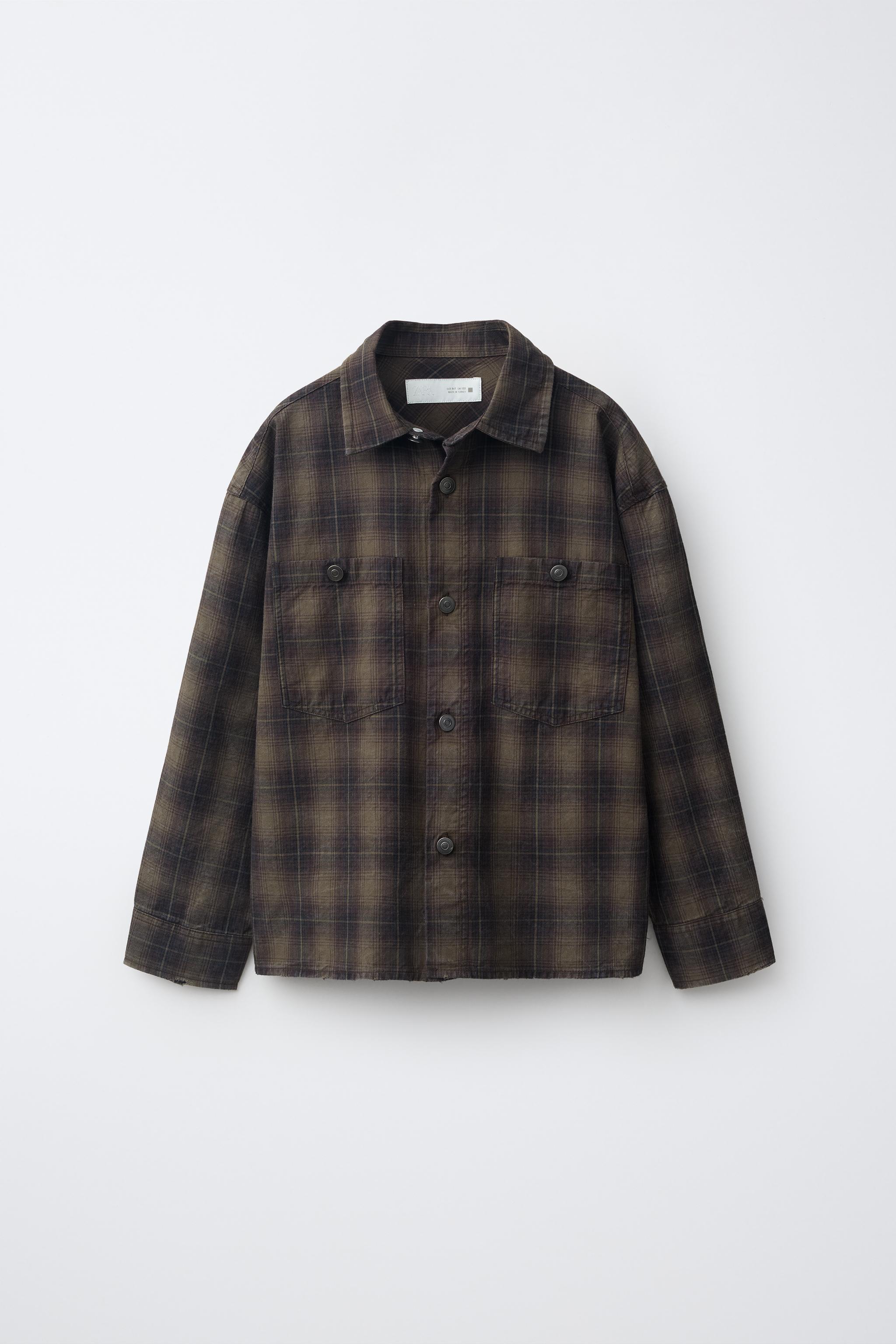 PLAID PRINT SHIRT