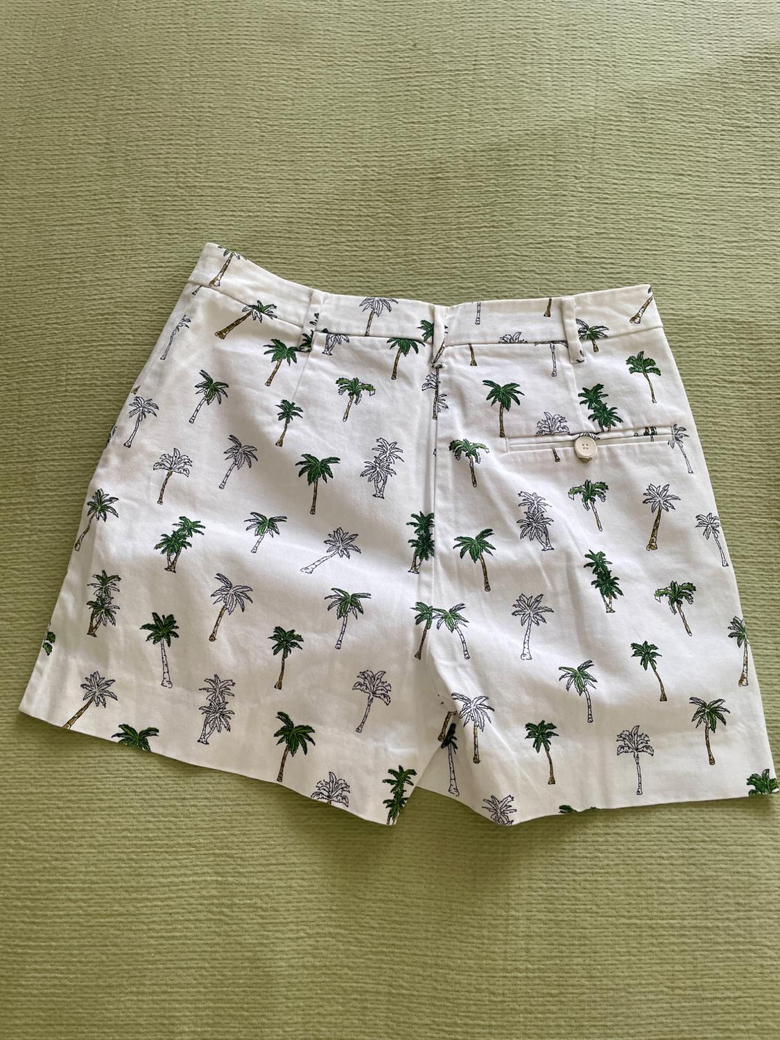 PALM TREE PRINT BERMUDA SHORTS - Image 2