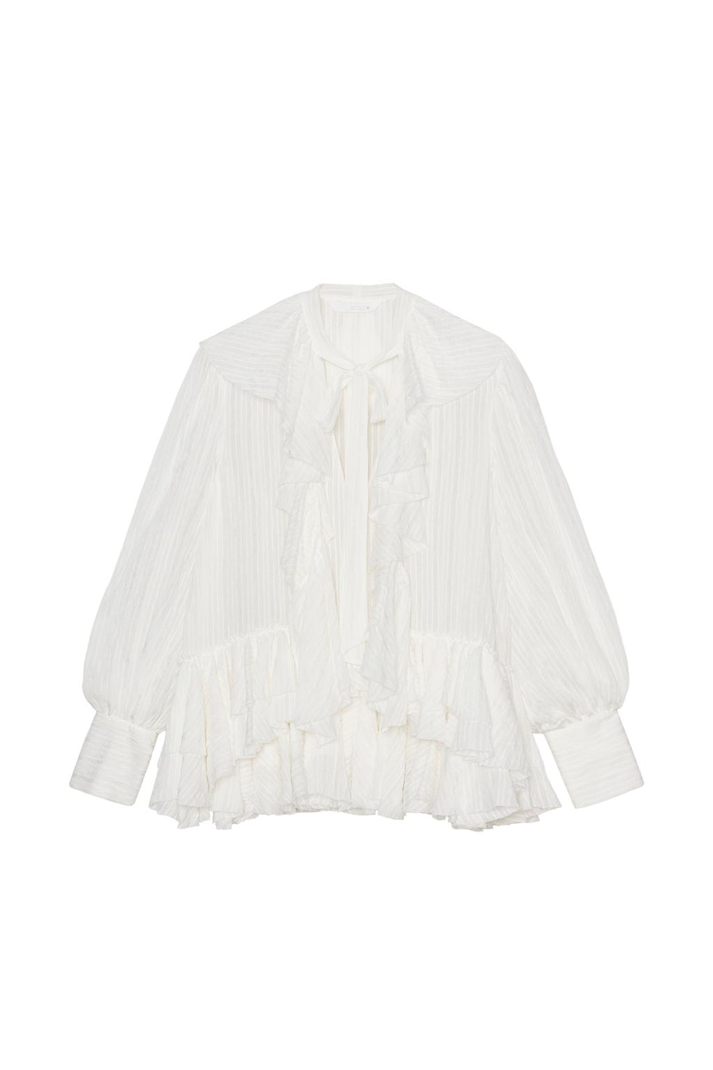 ZW COLLECTION RUFFLED SHIRT - image 3