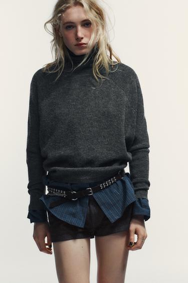 JERSEY PUNTO MANGA MURCIÉLAGO - Gris vigoré de Zara