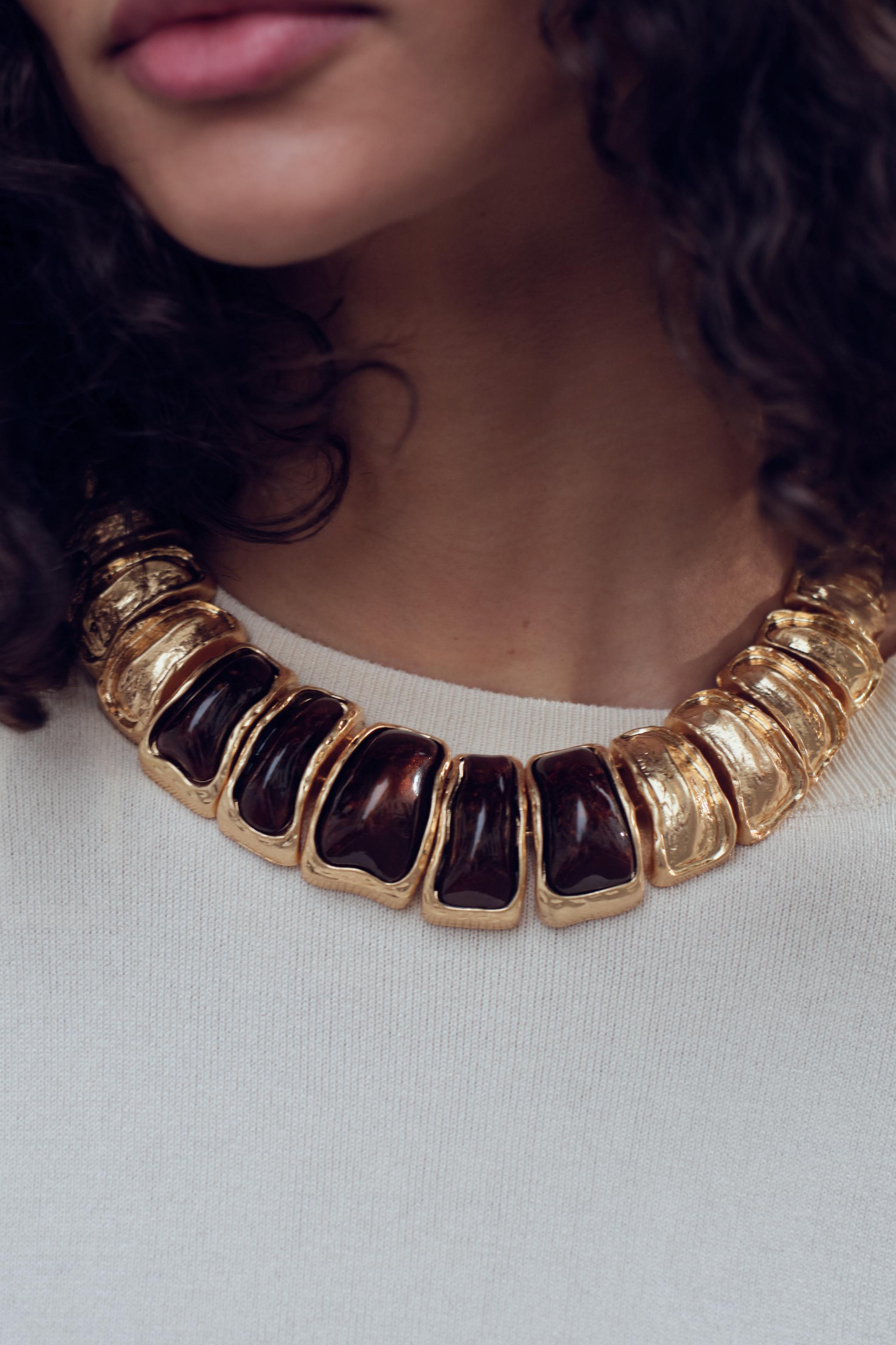 Zara necklace hotsell