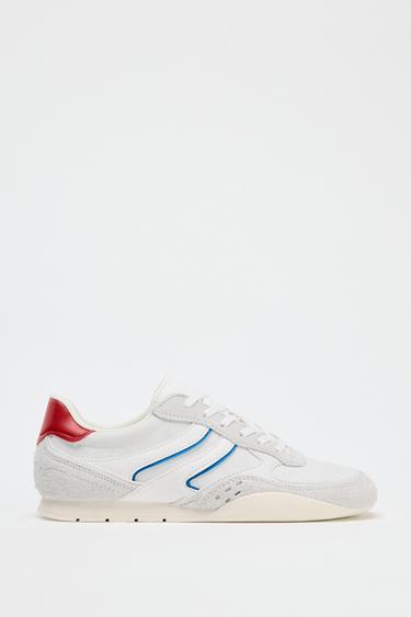 KOMBINIERTE SNEAKER - Weiß von Zara