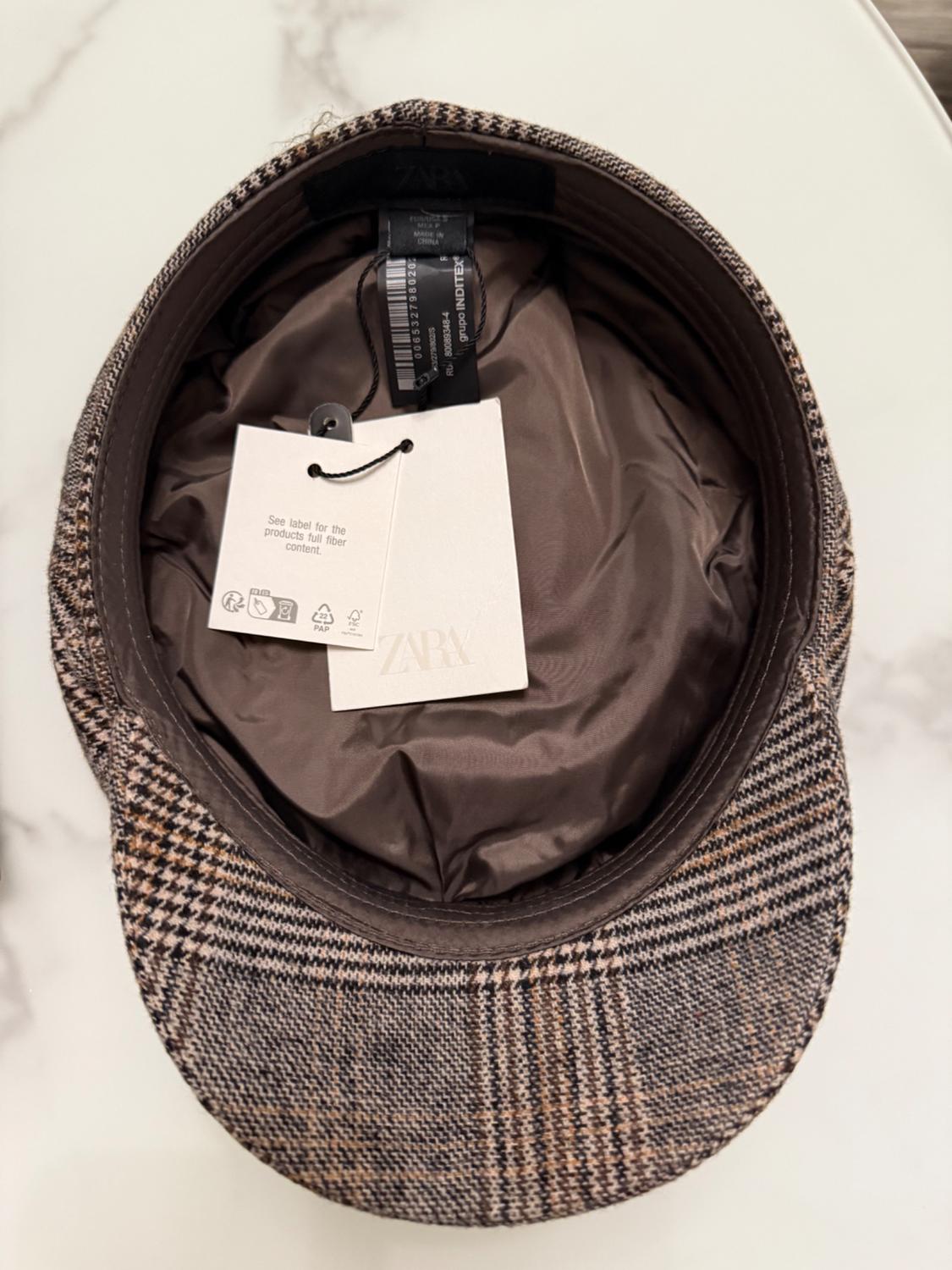 CHECK NAUTICAL CAP WITH WOOL - Image 3