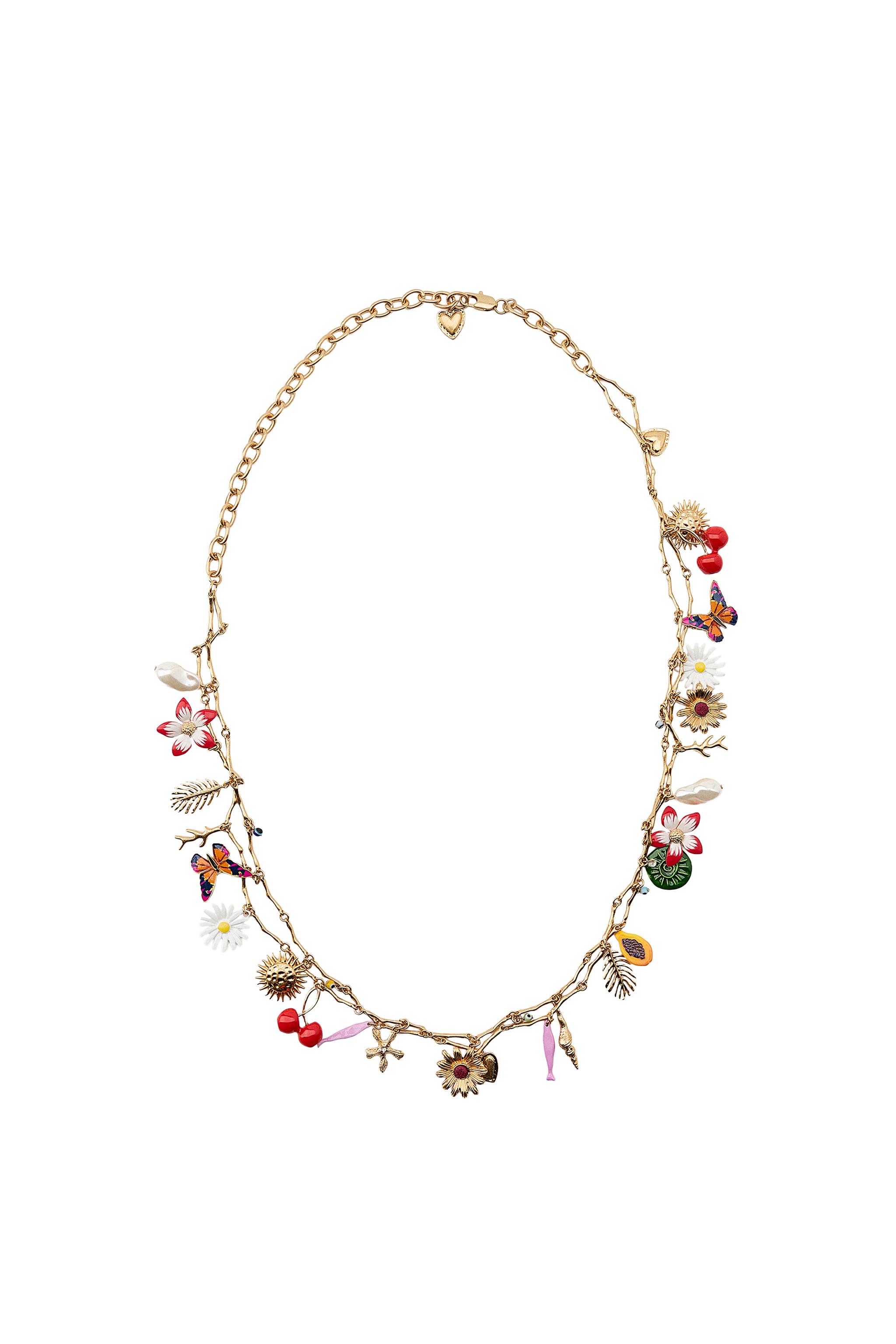 METAL CHARM BELT - Golden | ZARA Australia