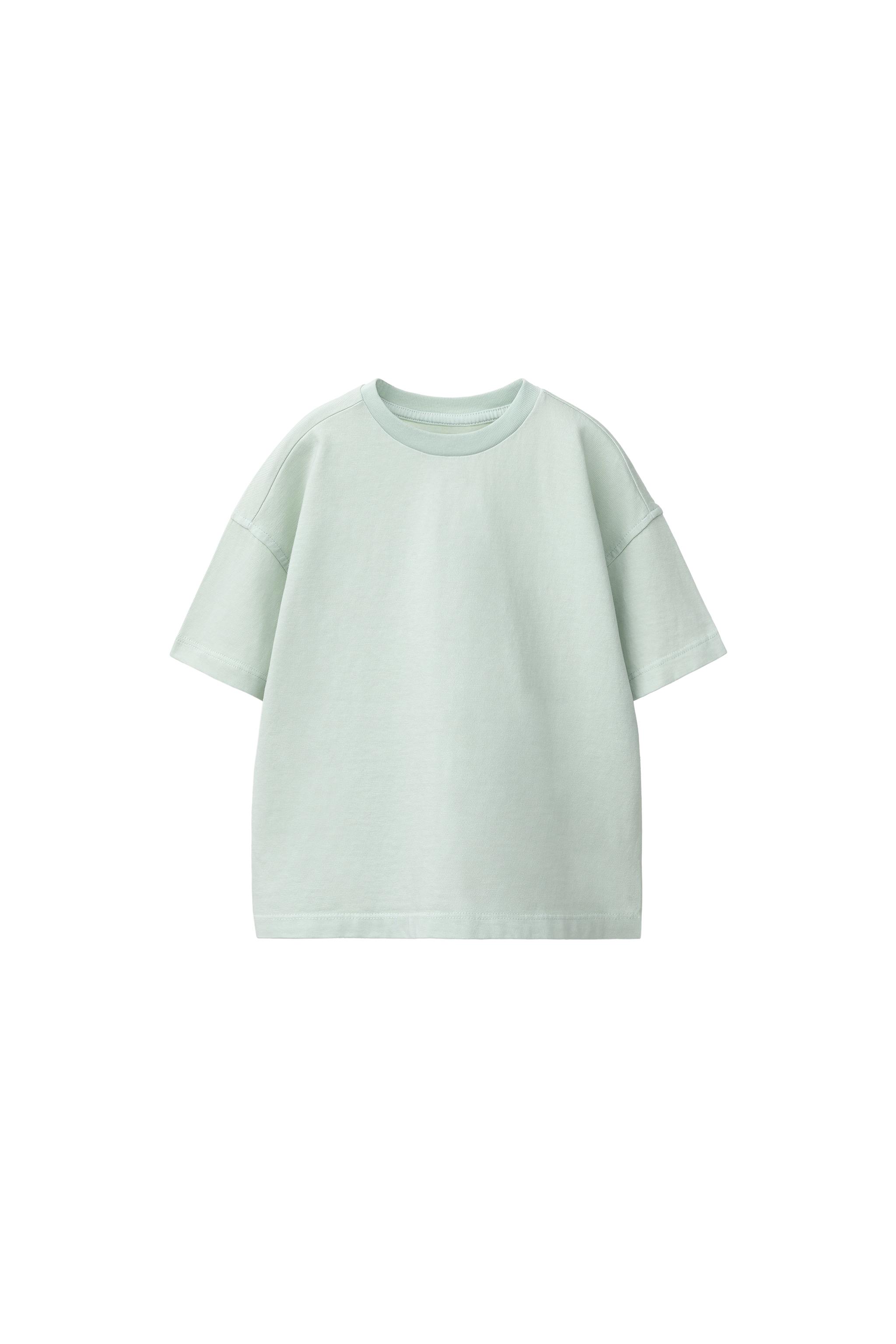 PLAIN T-SHIRT - washed green | ZARA Turkey
