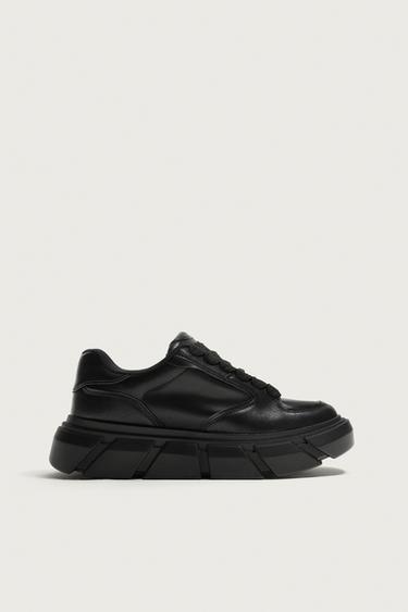 Zara CHUNKY SOLE SNEAKERS - Black - Image 0