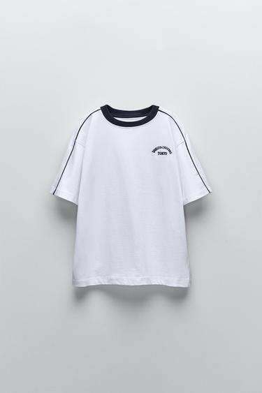 Zara “TOKYO” T-SHIRT - Oyster-white - Image 0