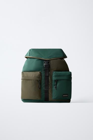 Zara EXPLORER BACKPACK - Green