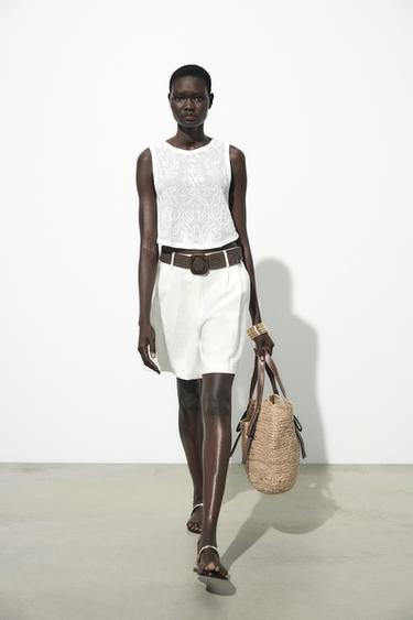 TOP BORDADO - Branco da Zara - Imagem 0