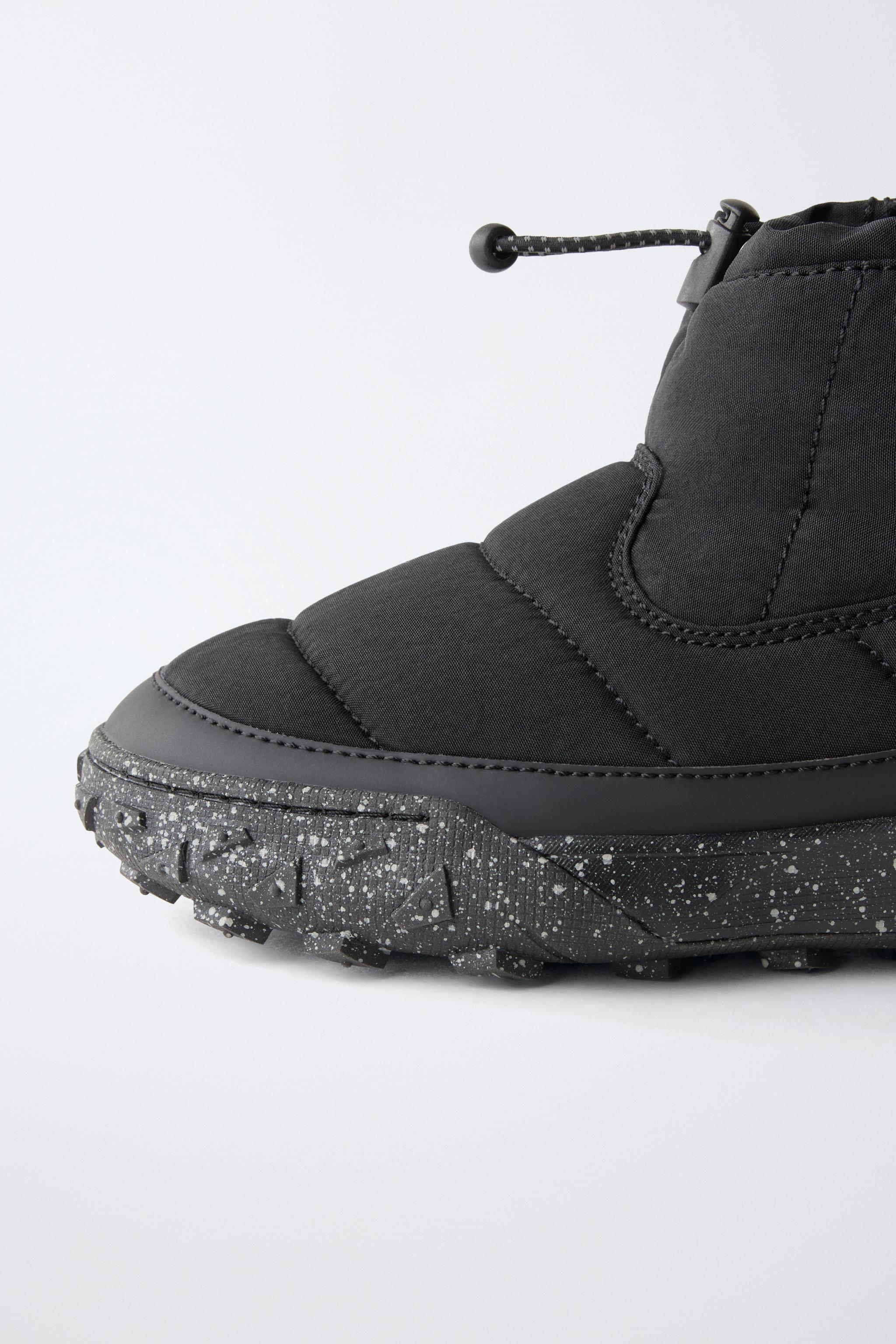 QUILTED ANKLE BOOTS