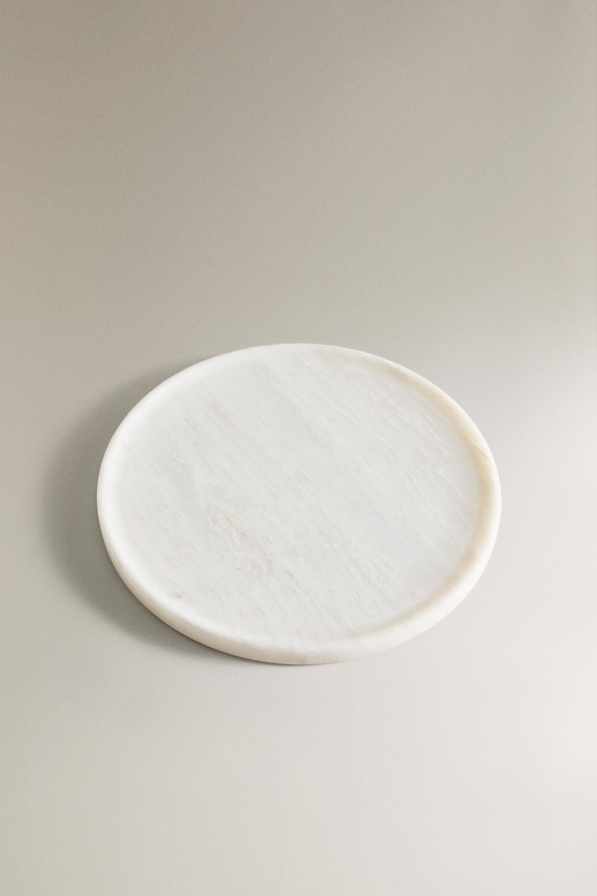 PLATEAU SALLE DE BAIN MARBRE BLANC