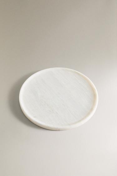 WHITE MARBLE BATHROOM TRAY - White by Zara - Image 1