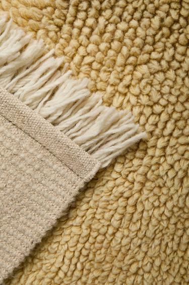 Zara WOOL AREA RUG - Light beige