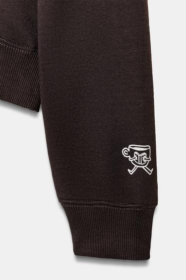 SWEAT IMPRIMÉ CORTADO - Marron de Zara - Image 4