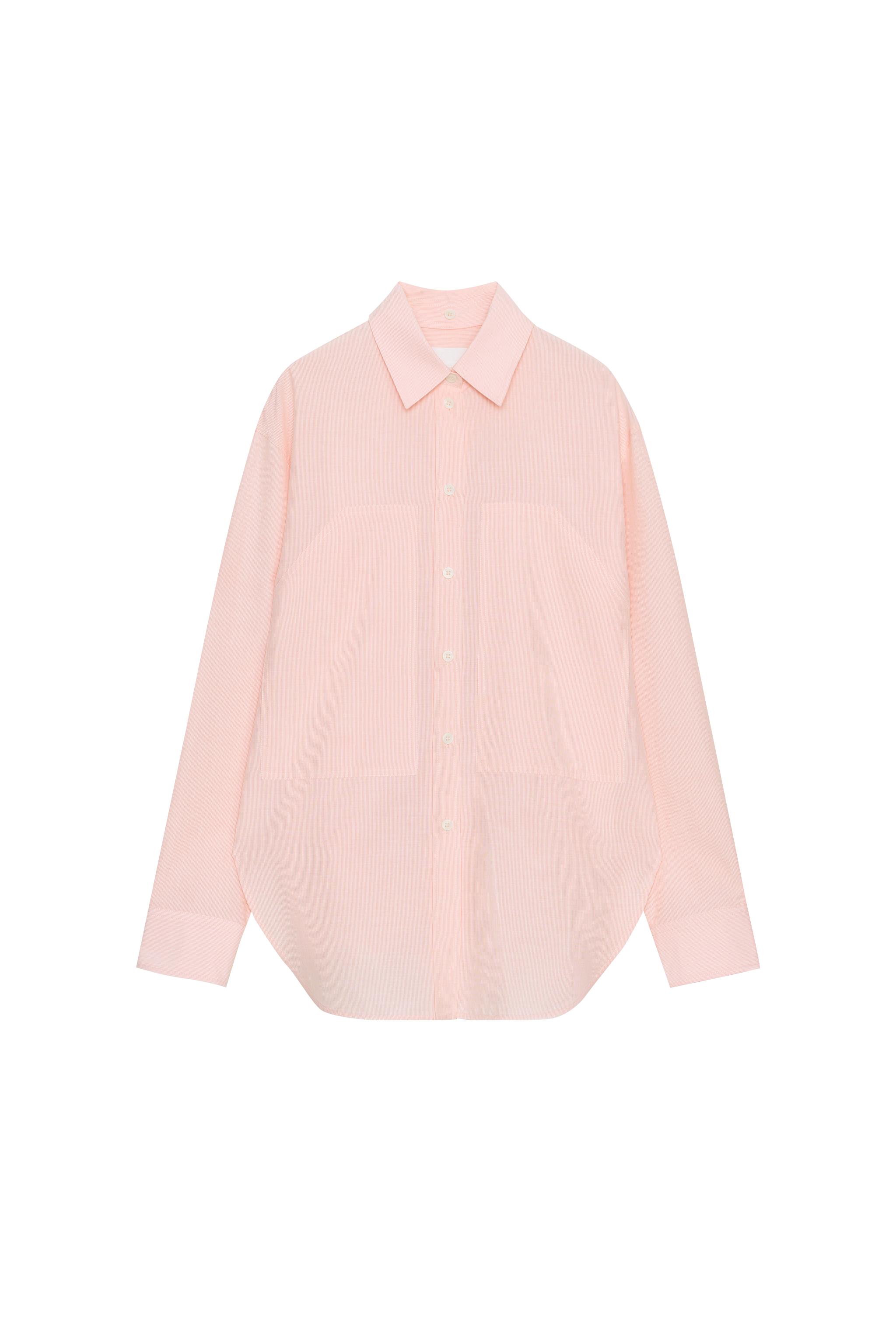 ÇIKARILABİLİR YAKALI ÇİZGİLİ GÖMLEK ZW COLLECTION