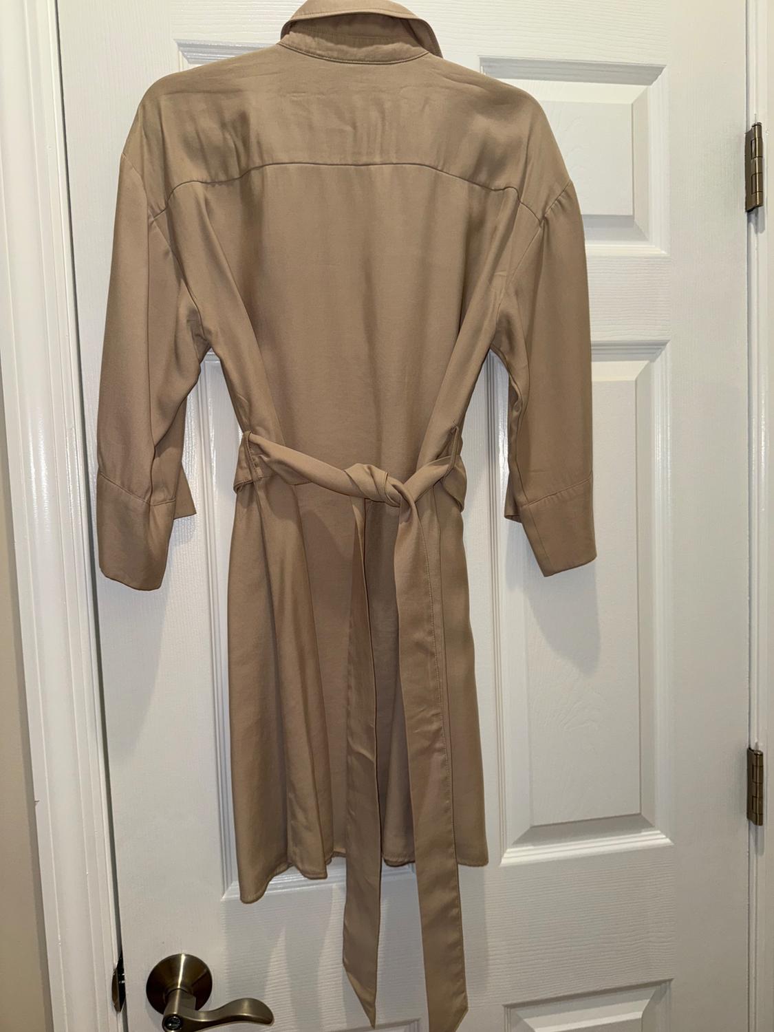 BELTED SHIRT DRESS - Image 4