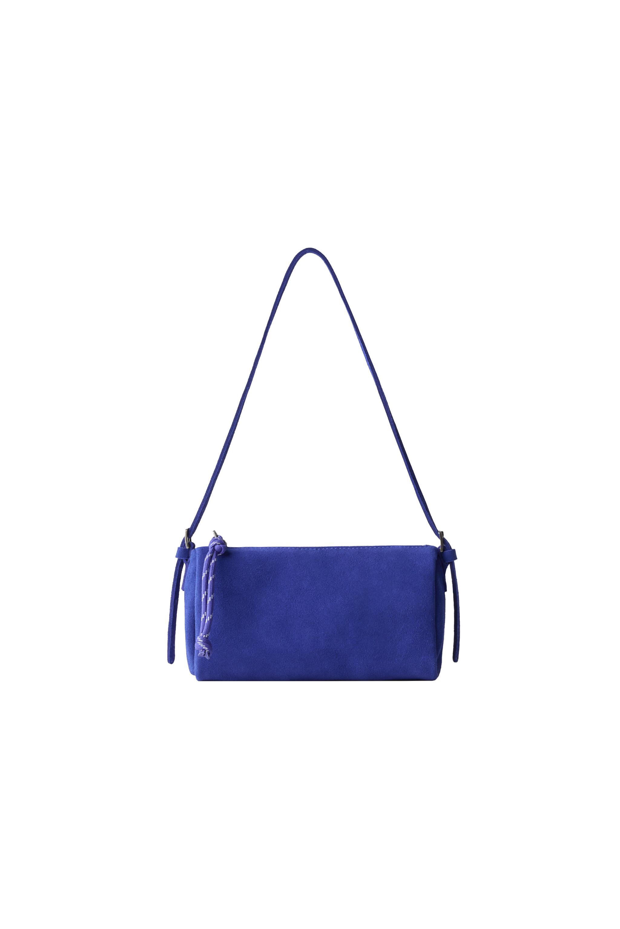 ＊handmade＊239.240.241 LEATHER SHOULDER BAG - Blue | ZARA Curaçao / Curazao
