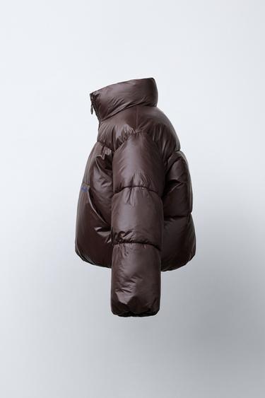 CHAMPION ® X ZARA EMBROIDERED PADDED JACKET - Brown by Zara - Image 2