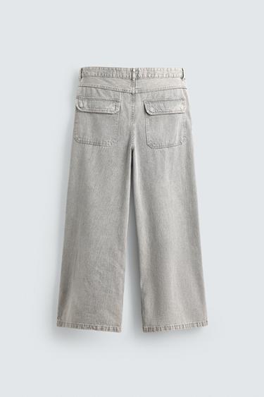 RELAXED STRAIGHT-LEG STRIPED TROUSERS - Stripes by Zara - Image 7