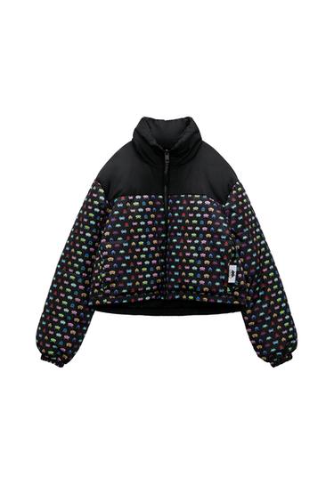 REVERSIBLE SPACE INVADERS™ PUFFER JACKET