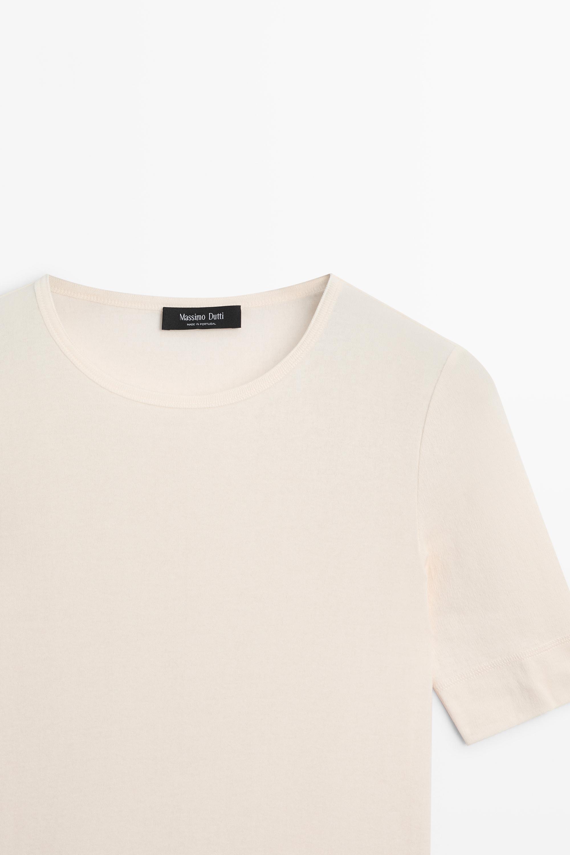 Cotton blend T-shirt