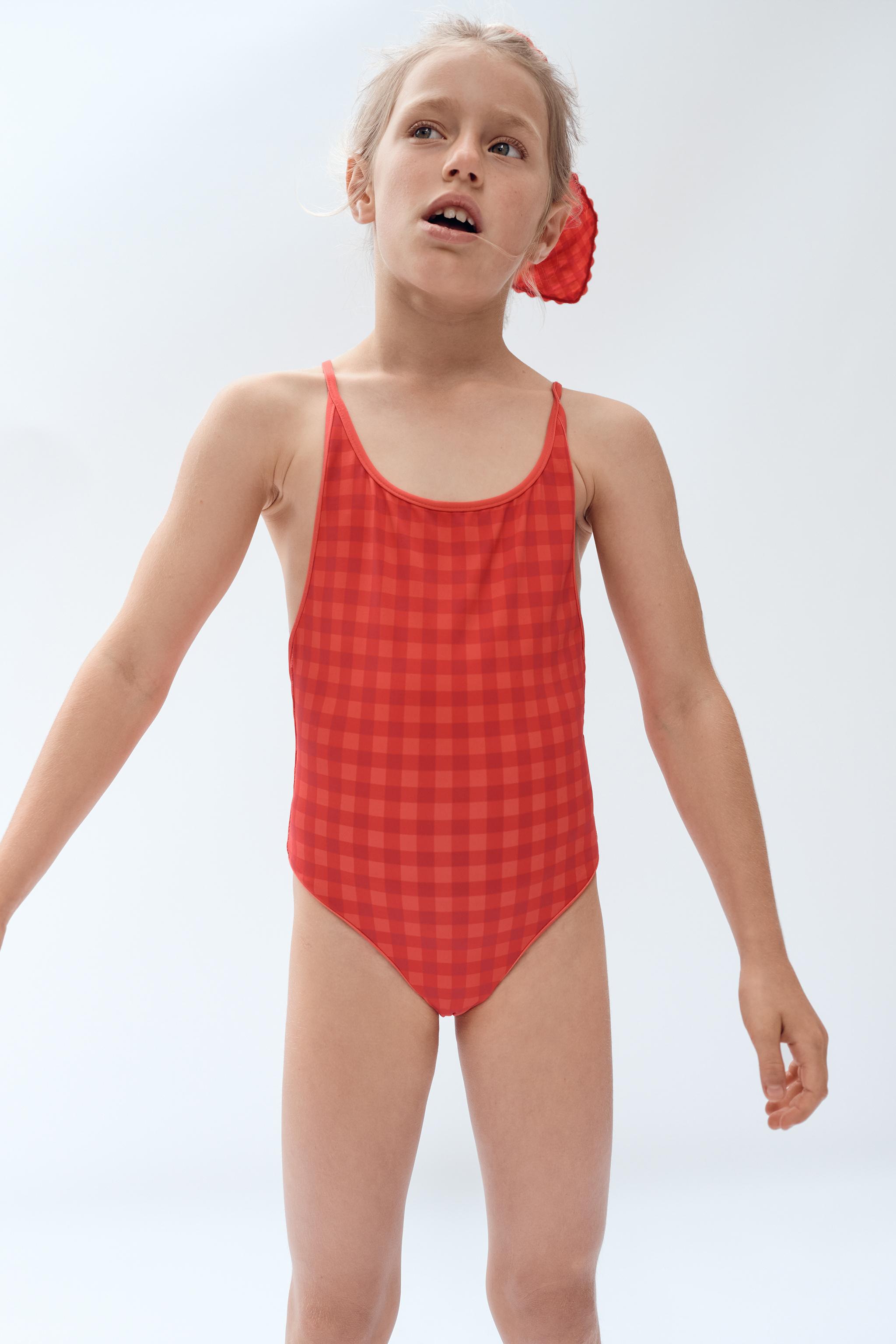 2-14 ANS/ MAILLOT DE BAIN CARREAUX VICHY ÉDITION LIMITÉE
