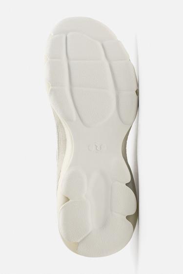 MONOCHROME TRAINERS - White by Zara - Image 7