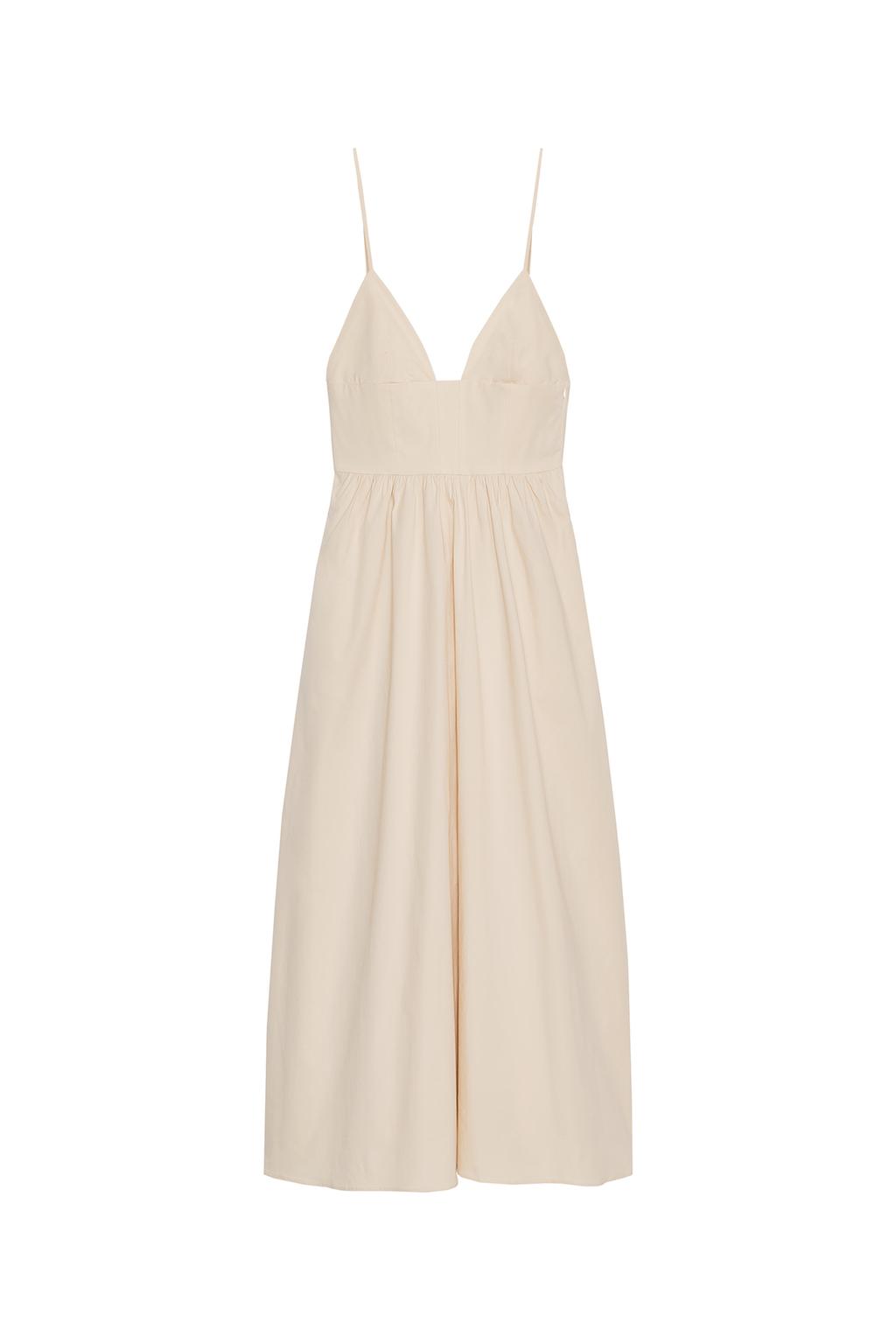 POPLIN MIDI DRESS - image 3