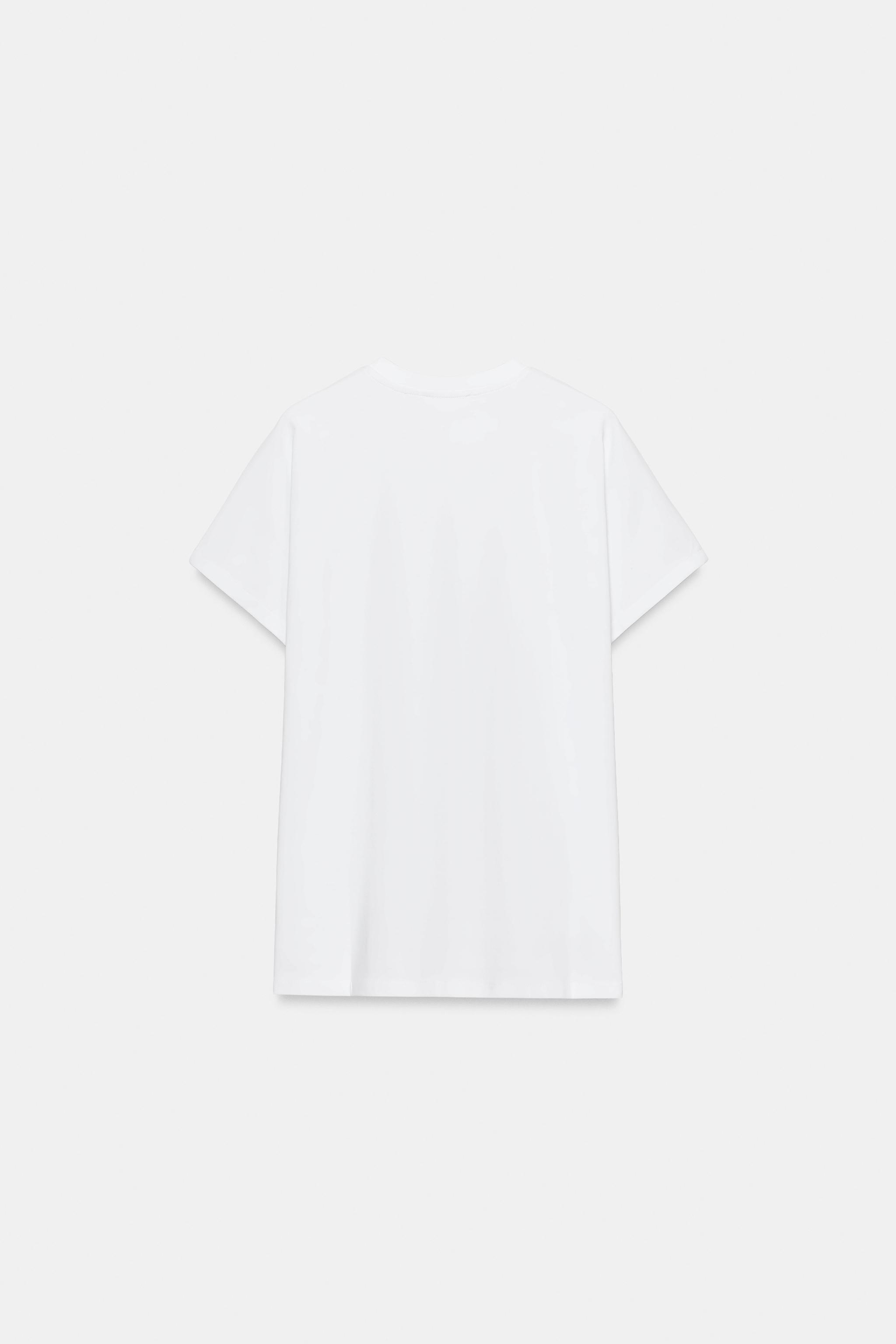 DÜŞÜK KOLLU T-SHIRT - Görsel 6