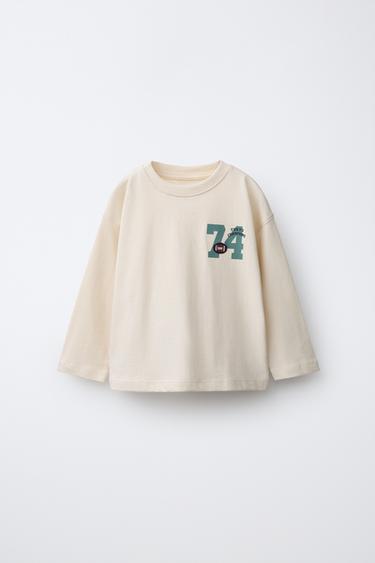 ZENBAKI ESTANPATUDUN KAMISETA - Artile kolorea, Zara-rena