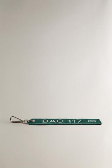 PORTE-CLÉS TOILE BAC 117 RUE DU BAC - Vert de Zara - Image 4