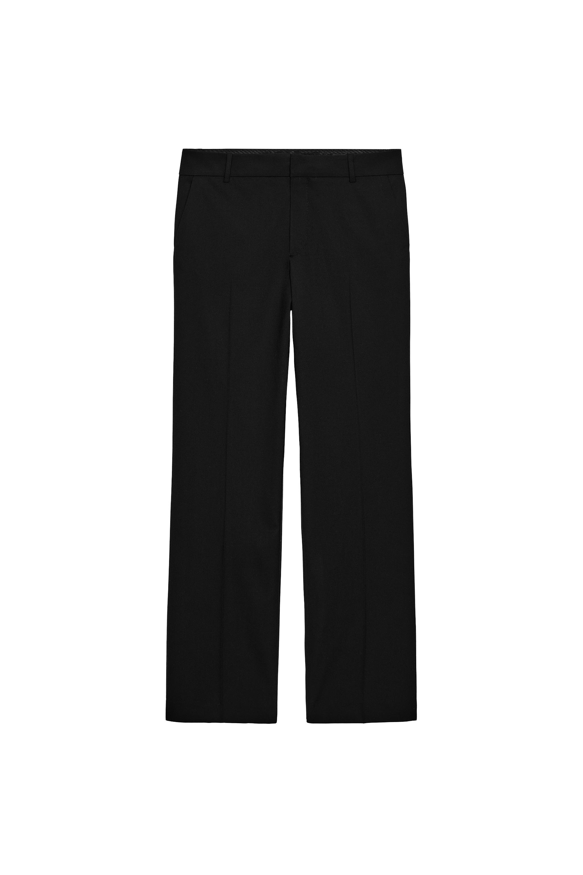 PANTALON DROIT TAILLE BASSE ZW COLLECTION