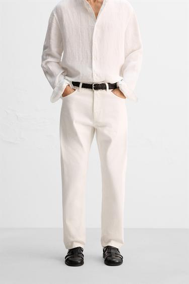 ΤΖΙΝ STRAIGHT FIT RELAXED LIMITED EDITION - Λευκό του Zara