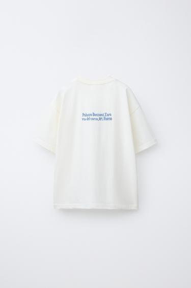 MOTORBIKE PRINT T-SHIRT - White by Zara - Image 1