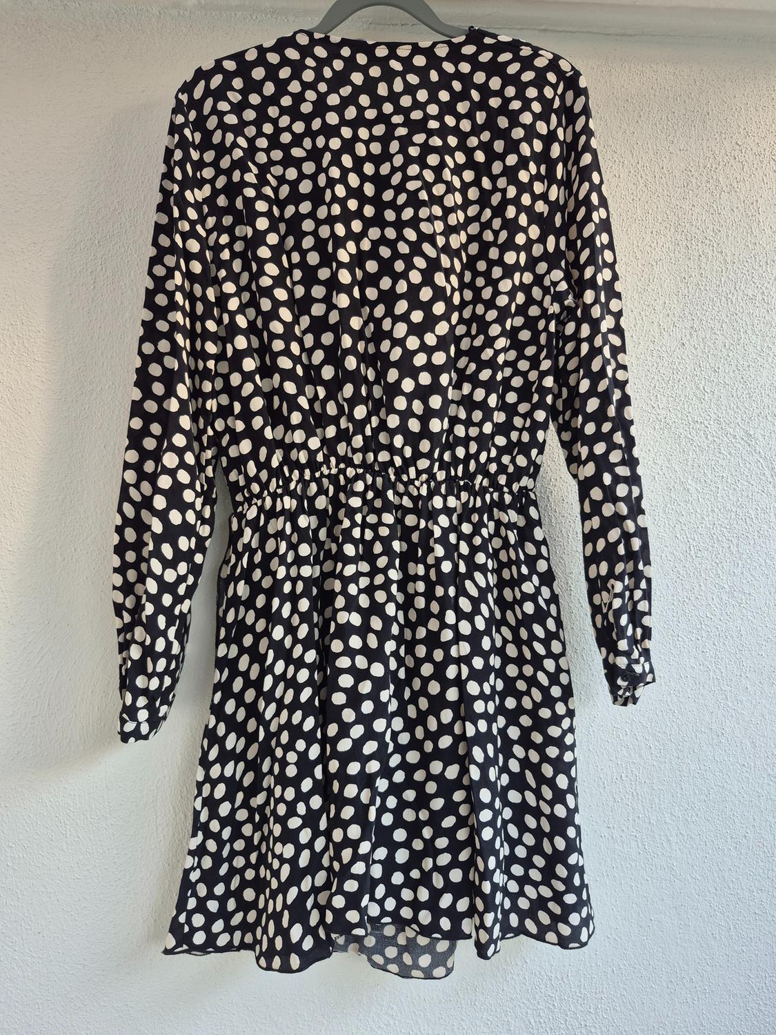 SHORT DRESS WITH A POLKA DOT PRINT - Image 4