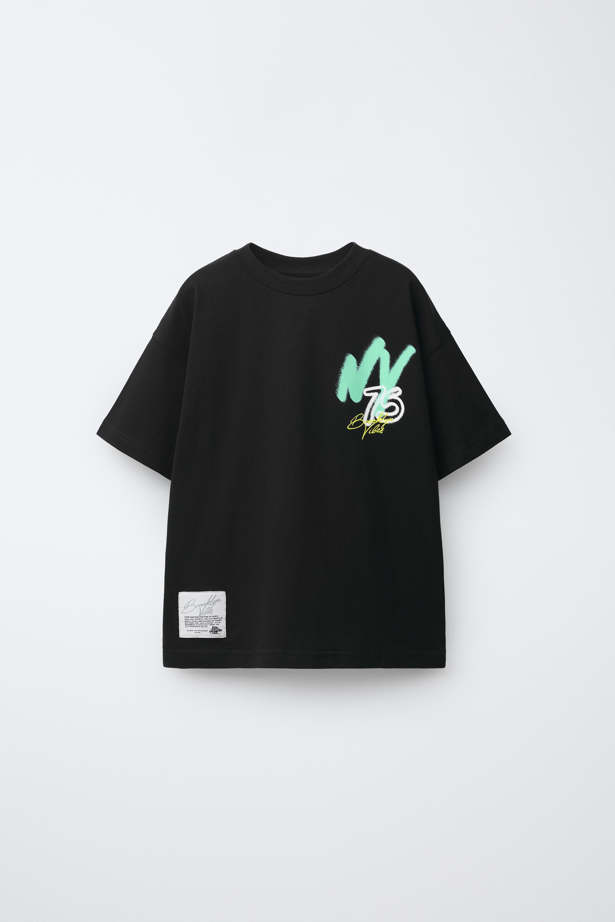 Детские футболки Zara GRAFFITI PRINT T-SHIRT — фото 2