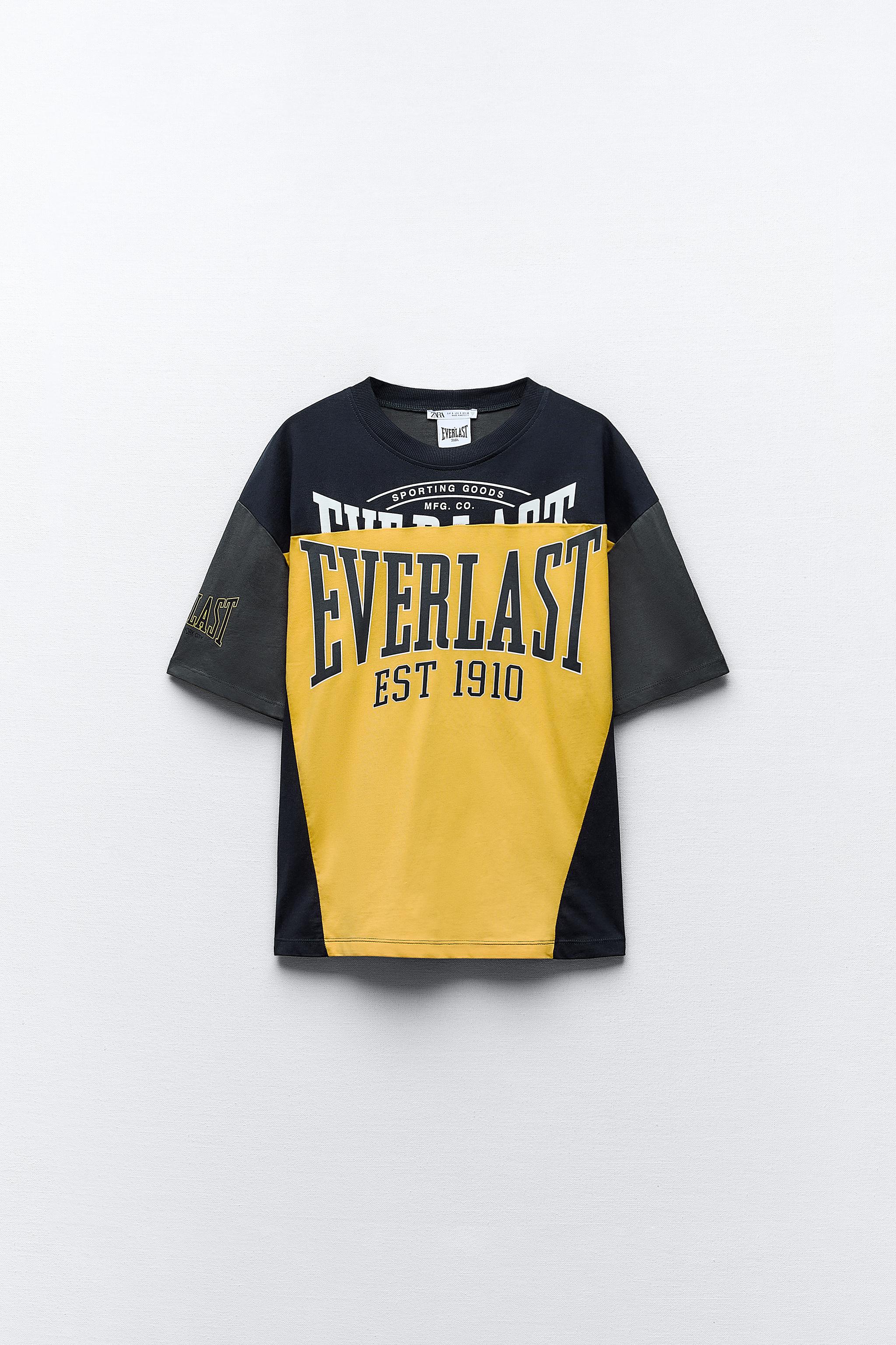 EVERLAST® X ZARA T-SHIRT - black/yellow