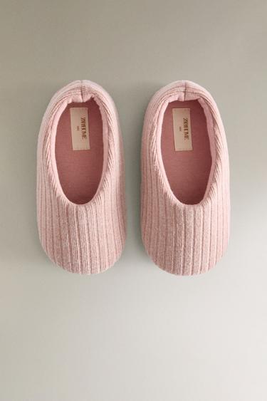 BALLERINES TISSU MATELASSÉ - Rosé de Zara - Image 2