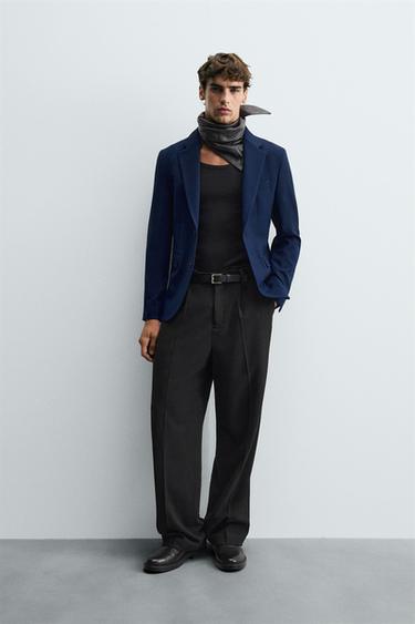 BLAZER ESTRUCTURA - Azul medio de Zara - Imagen 0