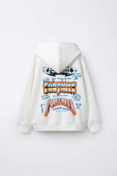 FORTNITE © EPIC GAMES HOODIE - Ecru by Zara