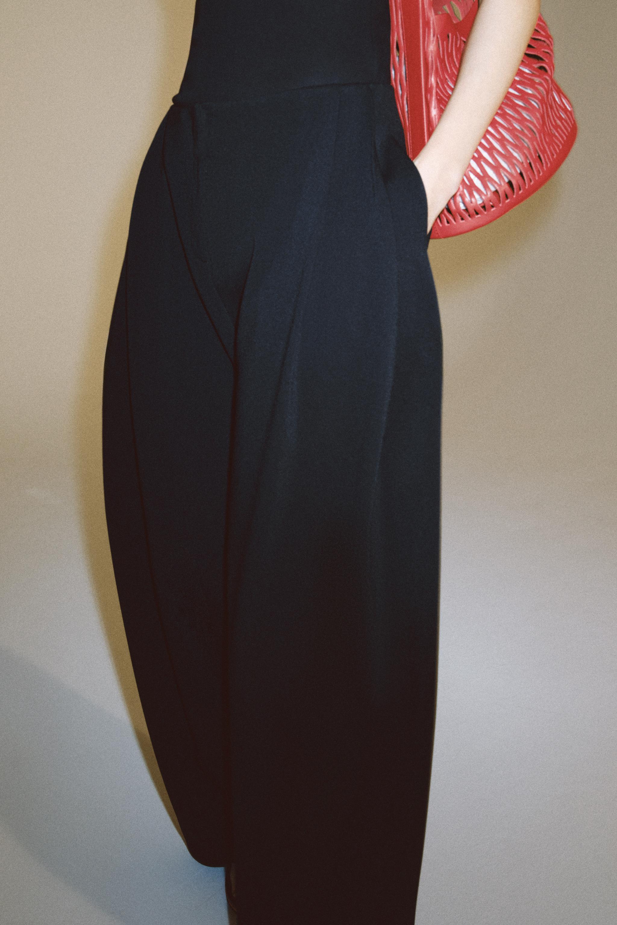 ZW COLLECTION GENİŞ PAÇA PENSLİ PANTOLON - Görsel 5