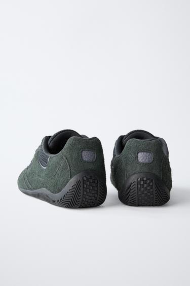 TENNIS À CARREAUX VICHY - Gris anthracite de Zara - Image 3