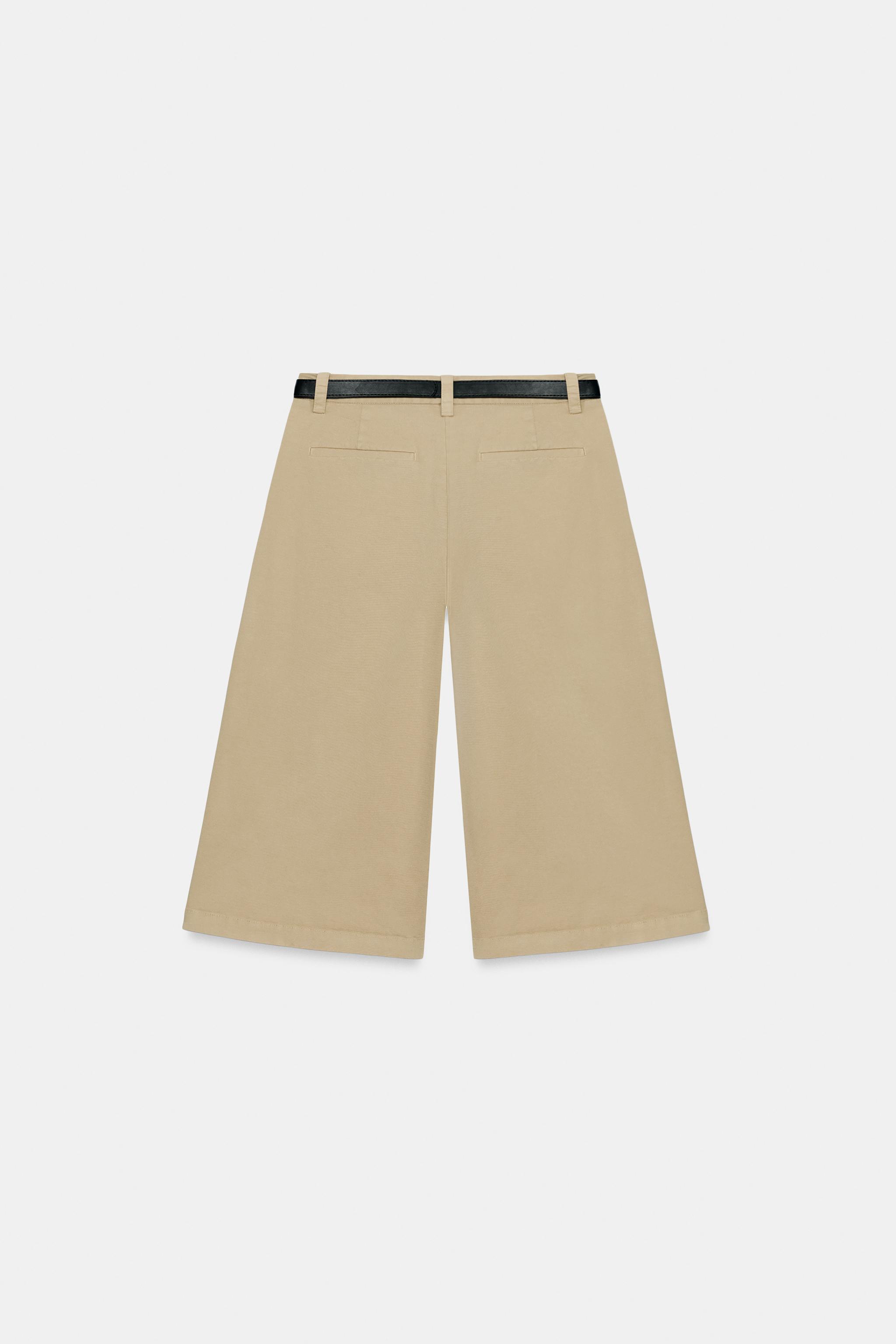 LONG BELTED SHORTS