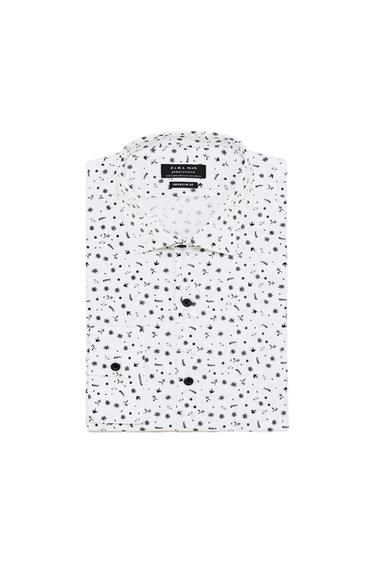 PRINTED STRETCH SHIRT