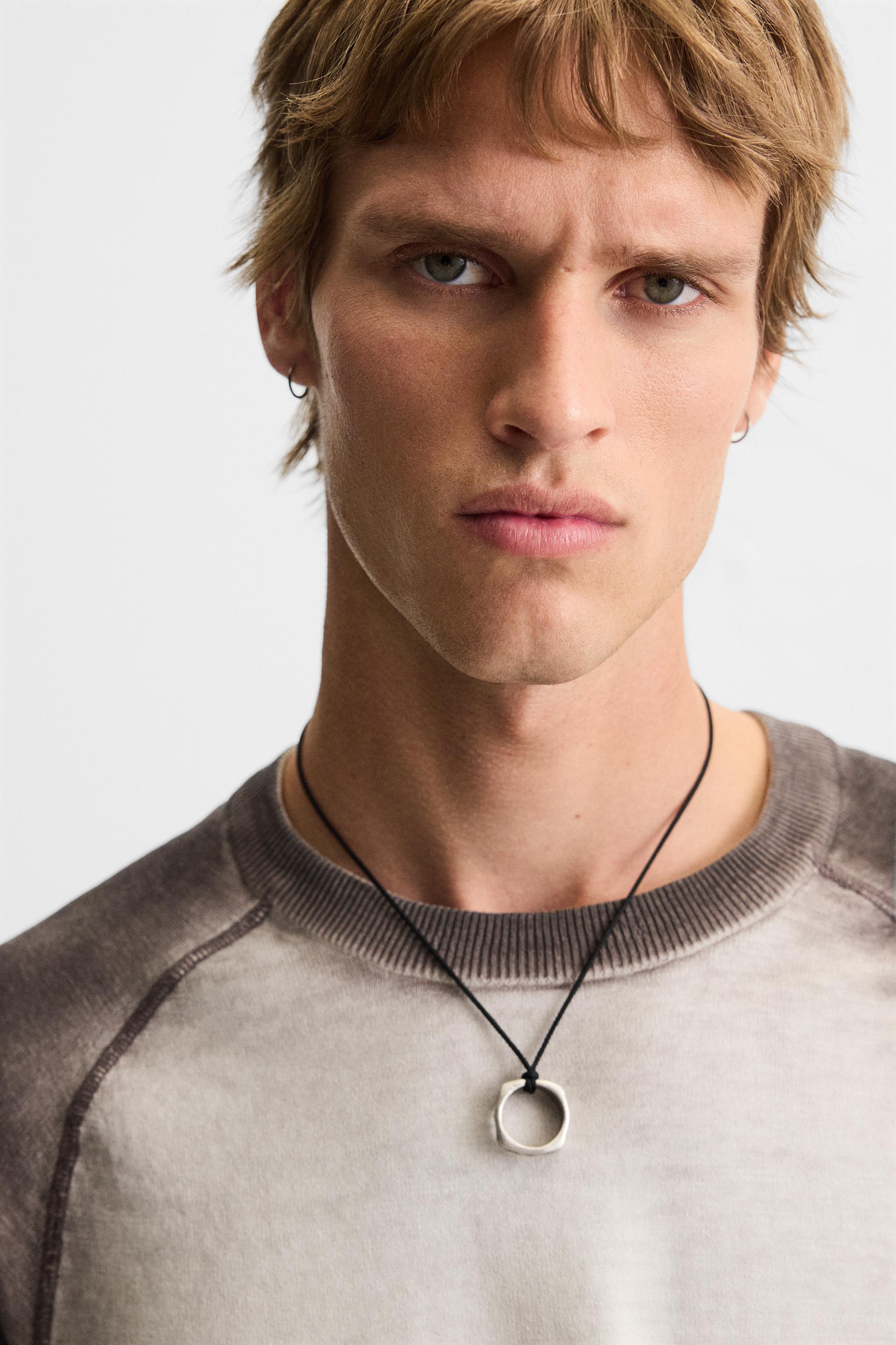 SPRAY PRINT KNIT T-SHIRT - Oyster-white | ZARA United States