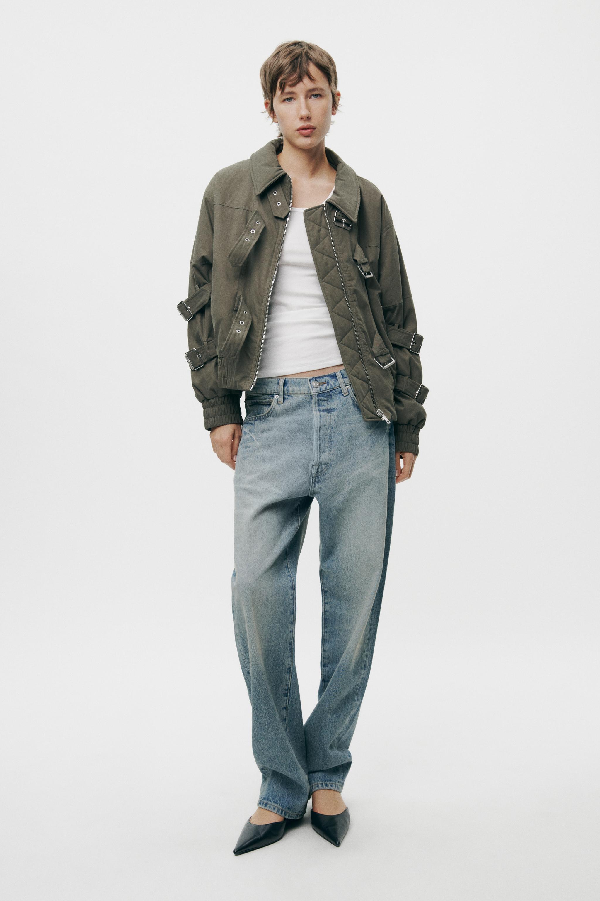 ZW COLLECTION BOMBER JACKET WITH TABS - Moshrang | ZARA O