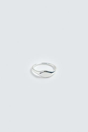 SIGNET RING - Silver by Zara - Image 2